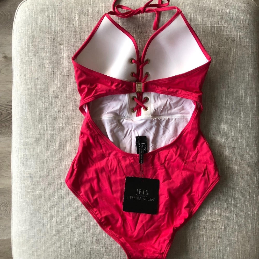Jets Australia Jetset Lace Up One Piece (size 6) NWT - Picture 6 of 7